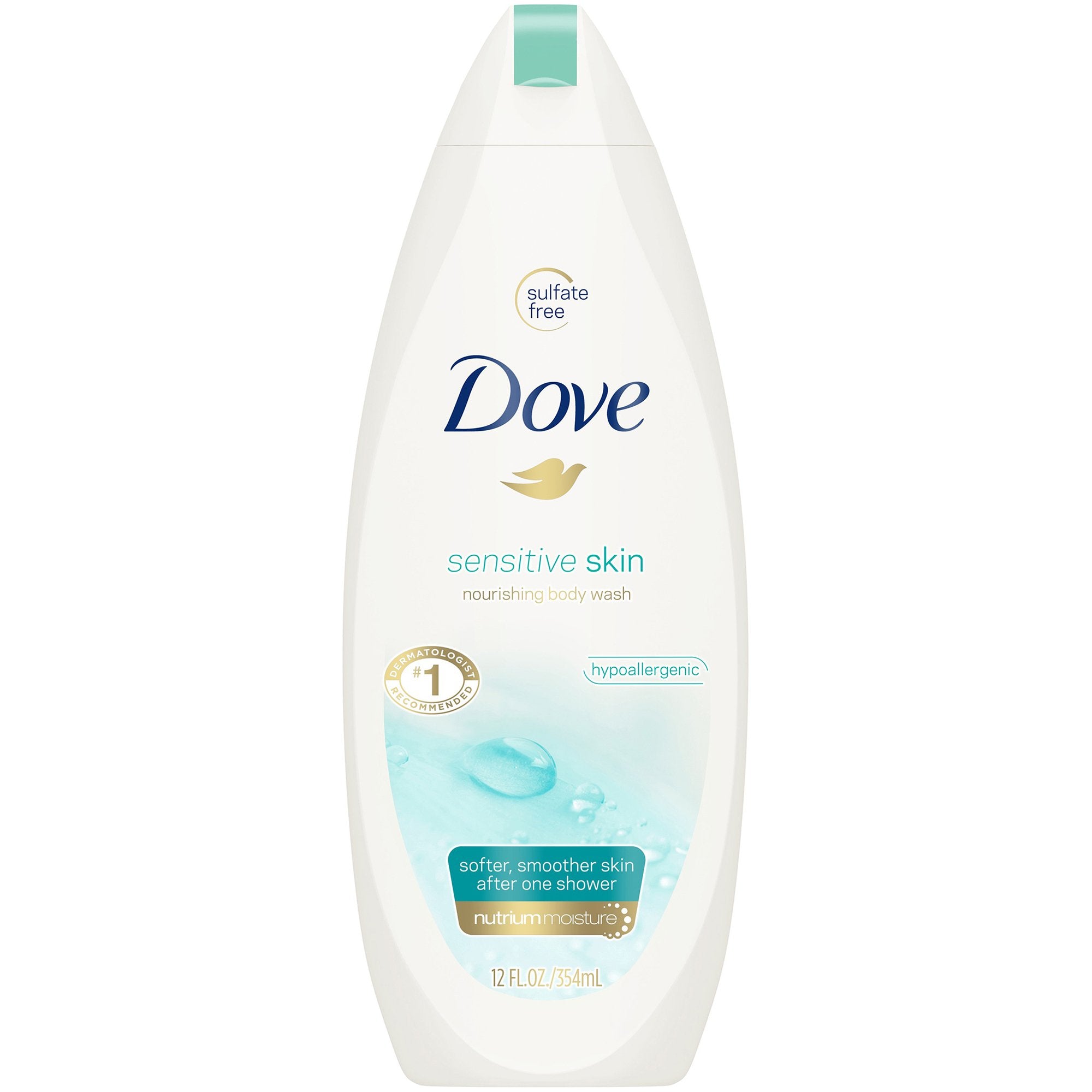 Dove® Sensitive Skin Body Wash Liquid 12 oz.