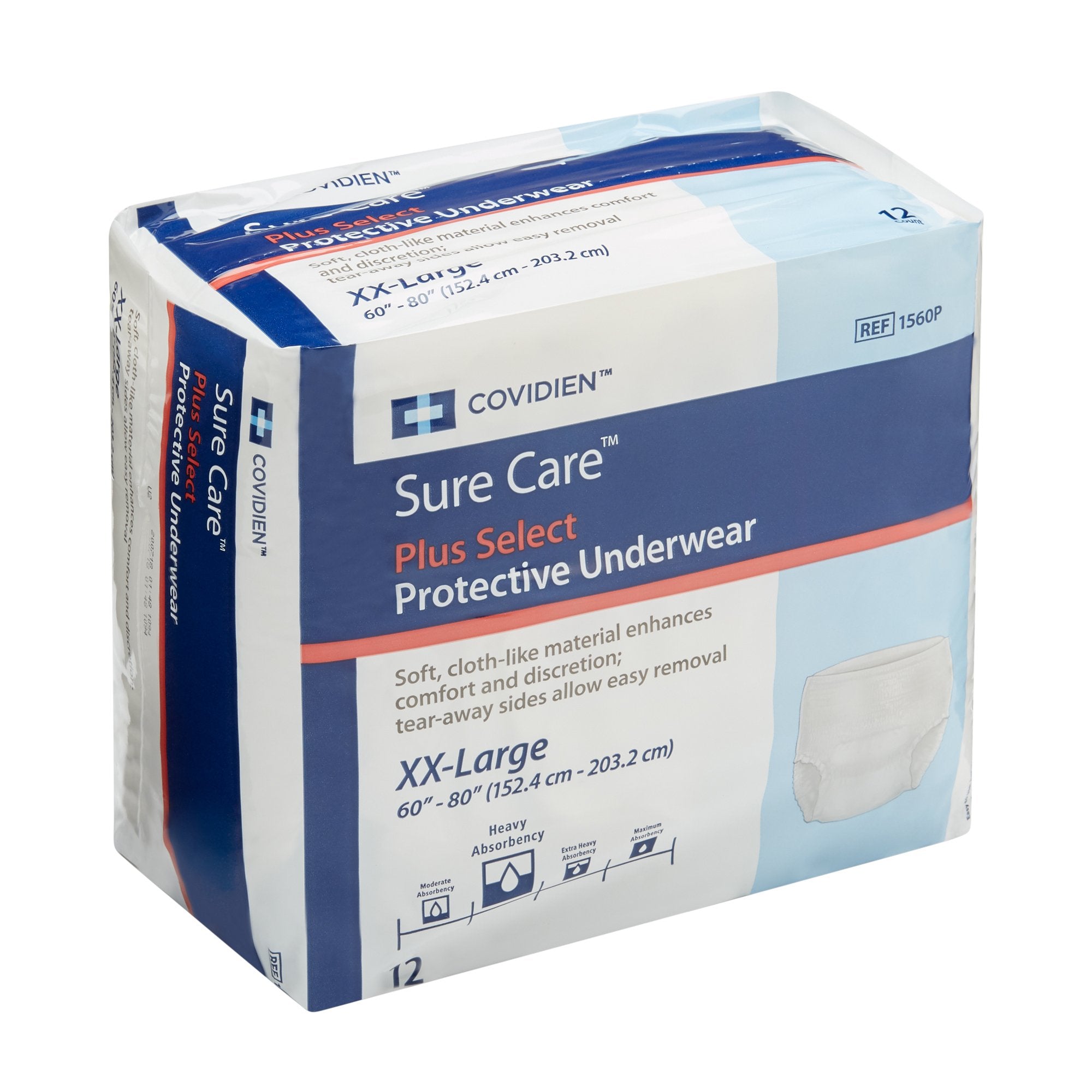 Unisex Adult Absorbent Sure Care™ Underwear (2X-Large)