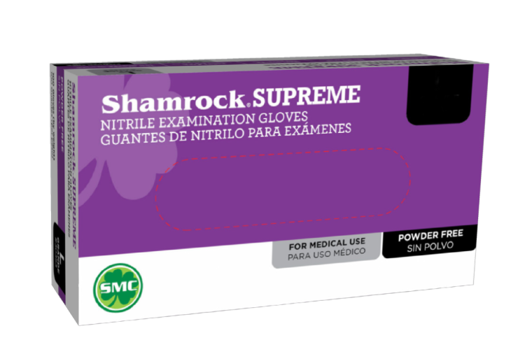 Powder Free Nitrile Gloves- Medium