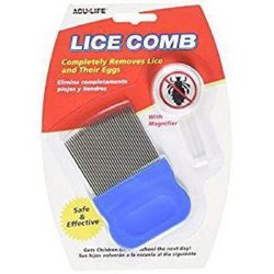 Lice Comb Acu-Life Silver Metal