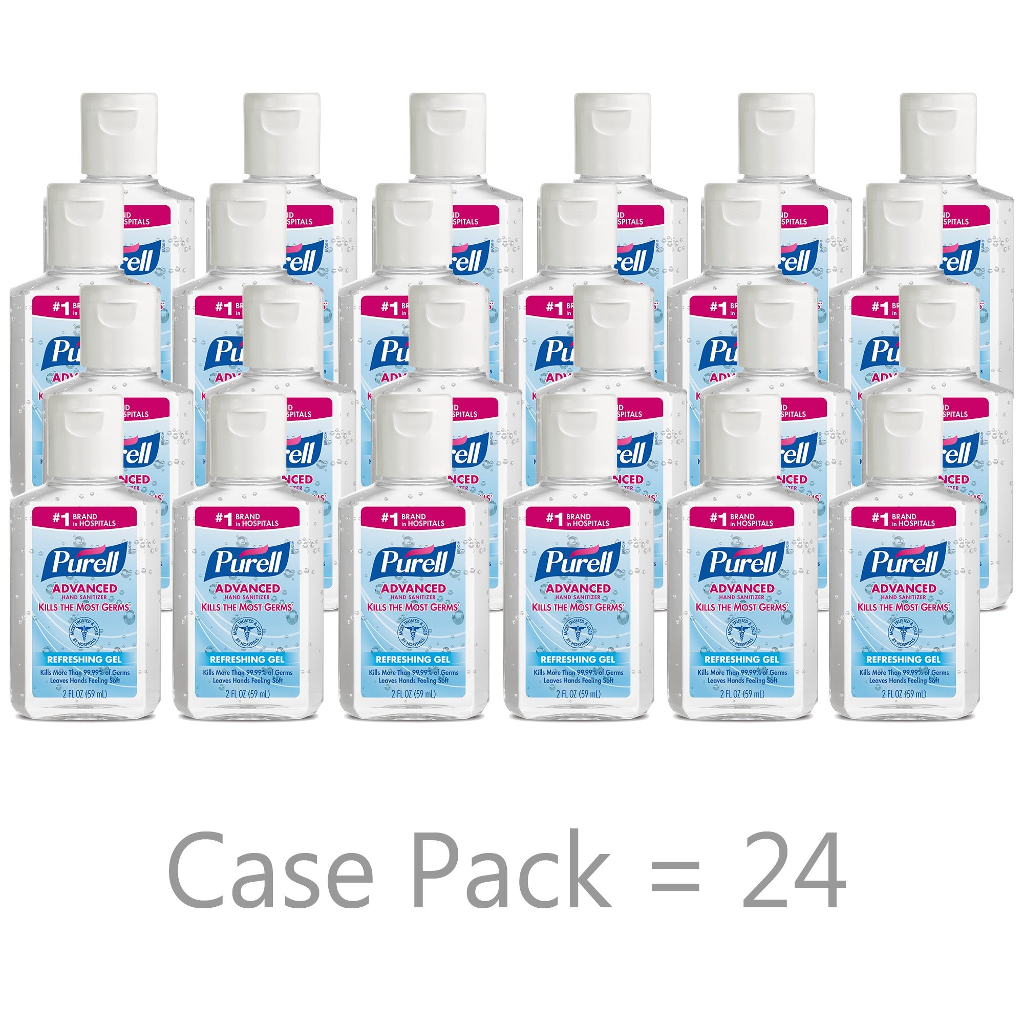 Purell® Advanced 2 oz. Ethyl Alcohol Gel Hand Sanitizer