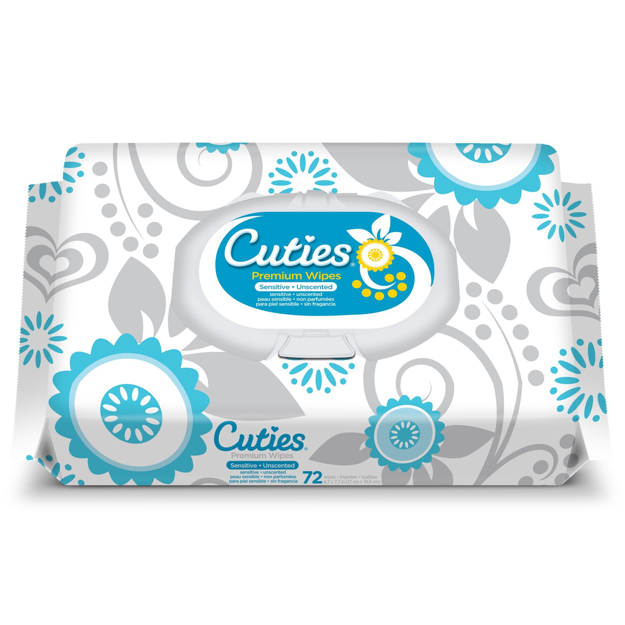 Baby Wipe Cuties® Soft Pack Aloe / Vitamin E Unscented