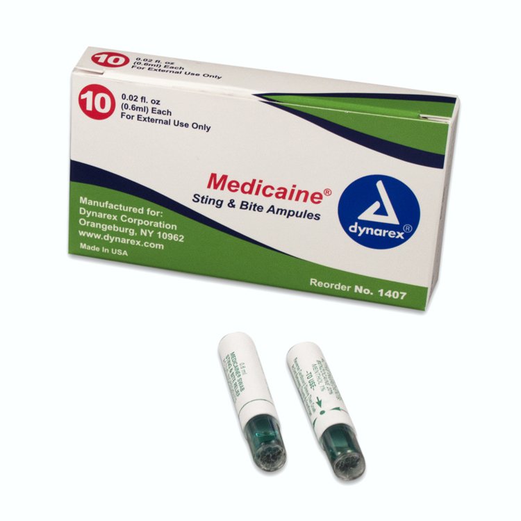 Sting and Bite Relief Medicaine® Topical Swab 6 mL Ampule