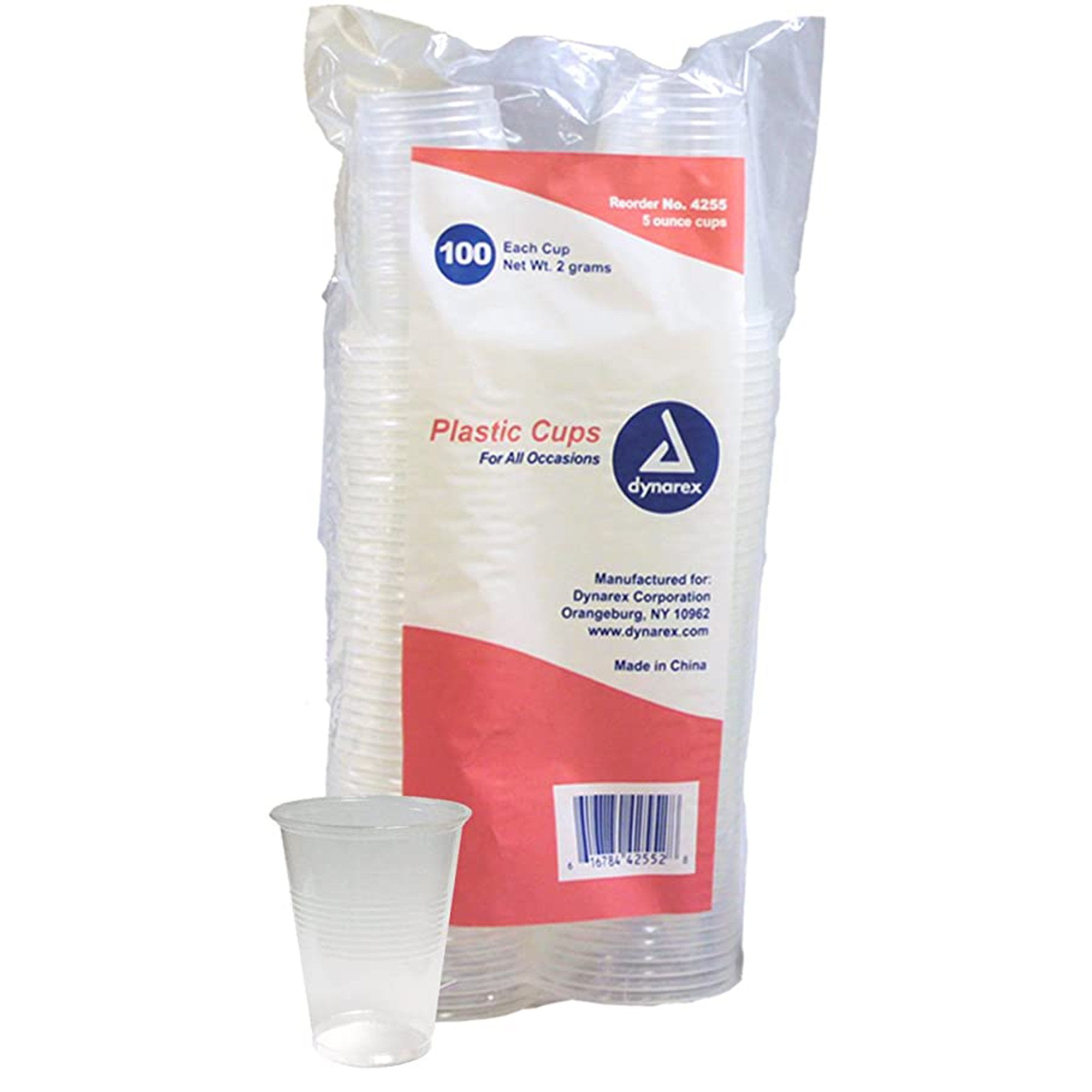 Disposable Drinking Cup Dynarex® 5 oz. Translucent Plastic