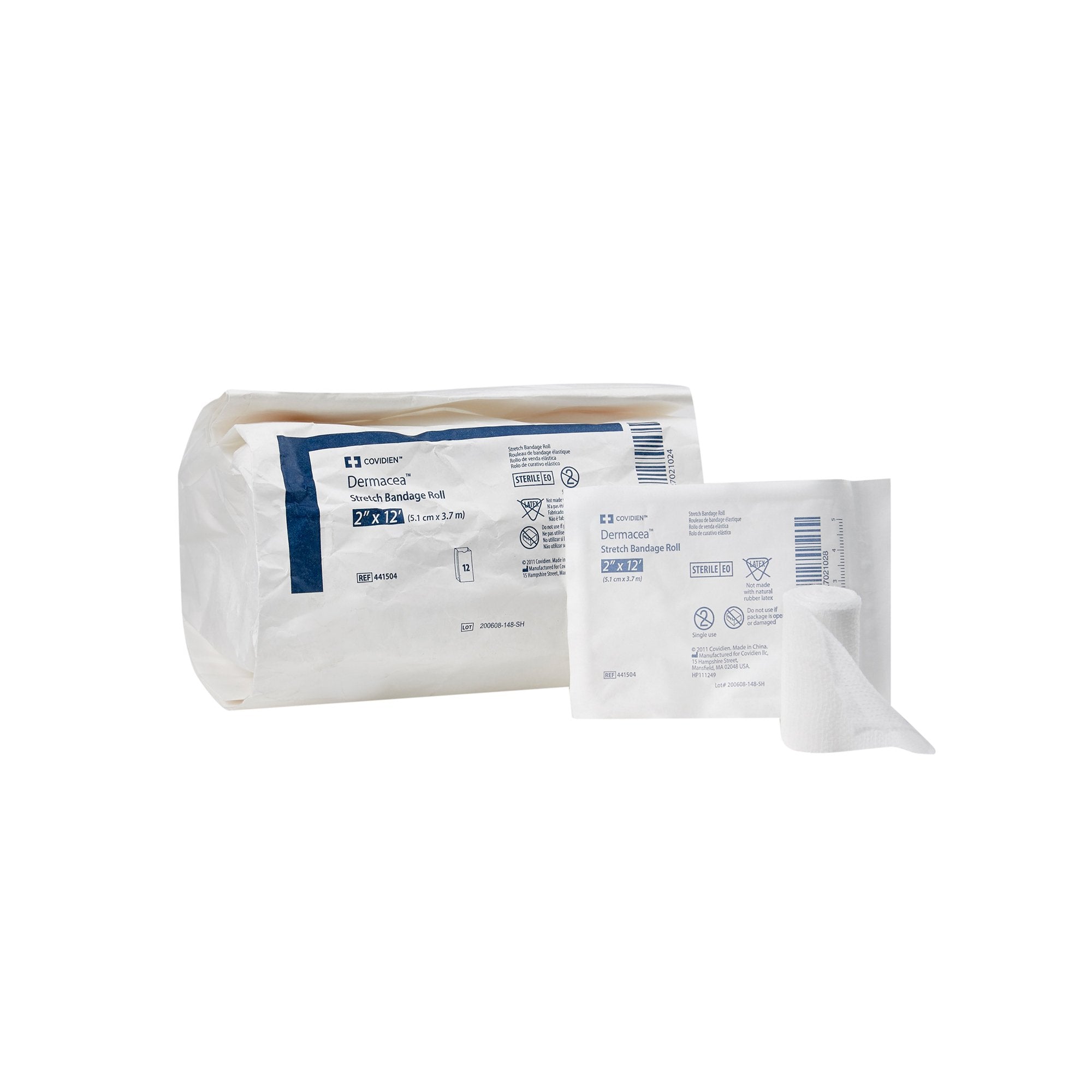 Dermacea™ Conforming Bandage Cotton / Polyester (2 in x 4 yd) Sterile