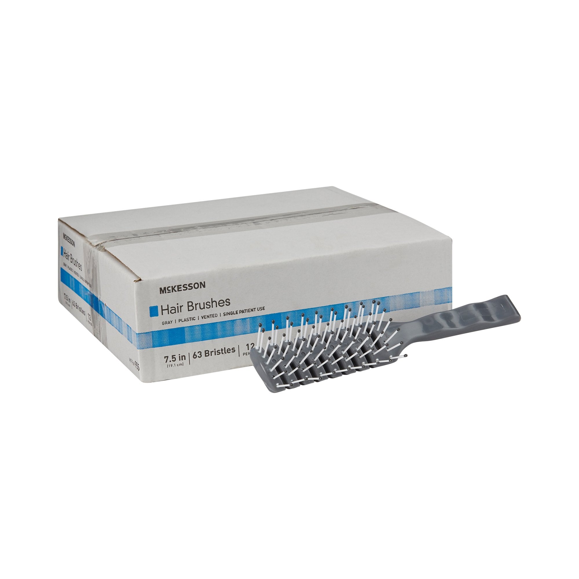 Hairbrush- Plastic Bristles 7.7 Inch