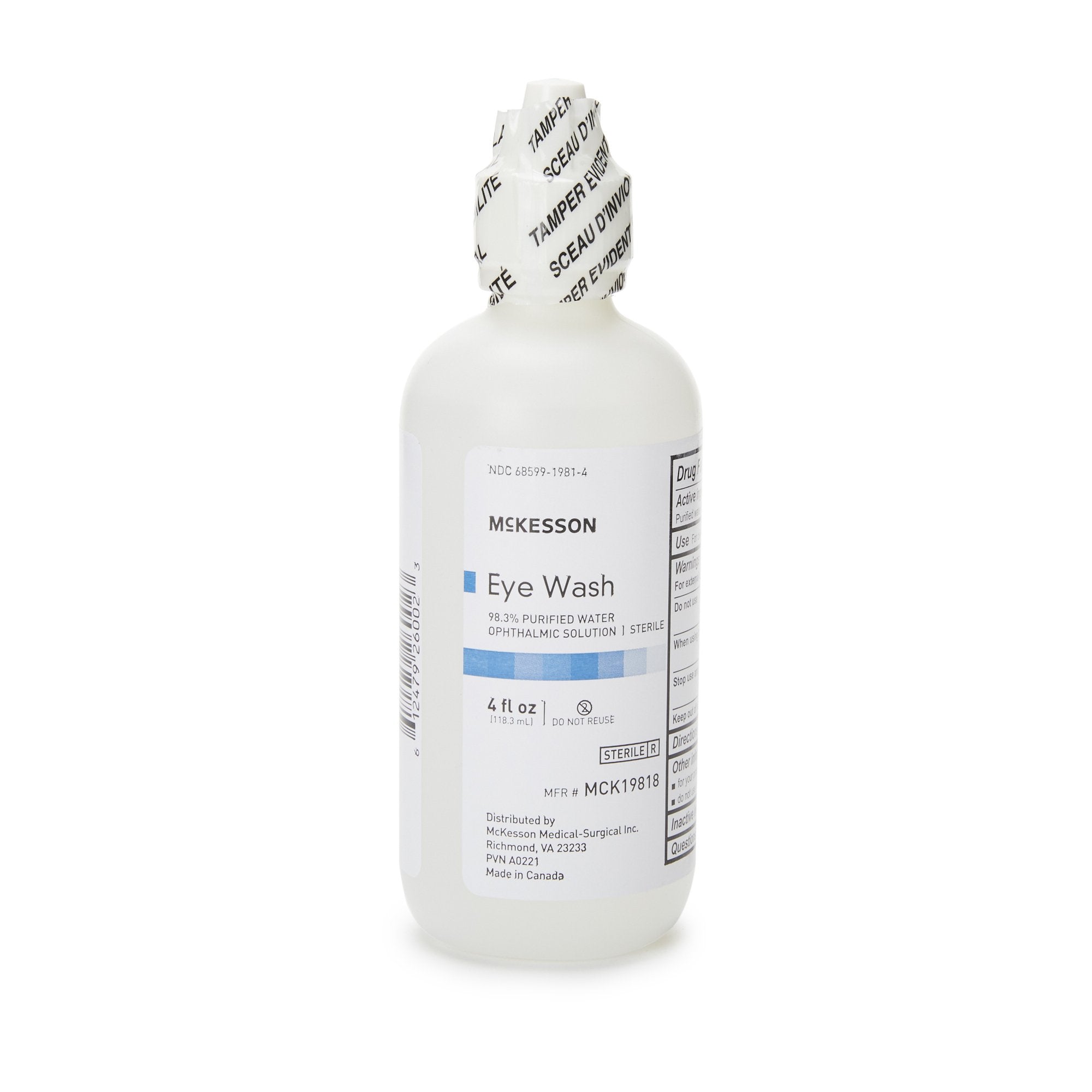 McKesson Eye Wash Solution 4oz