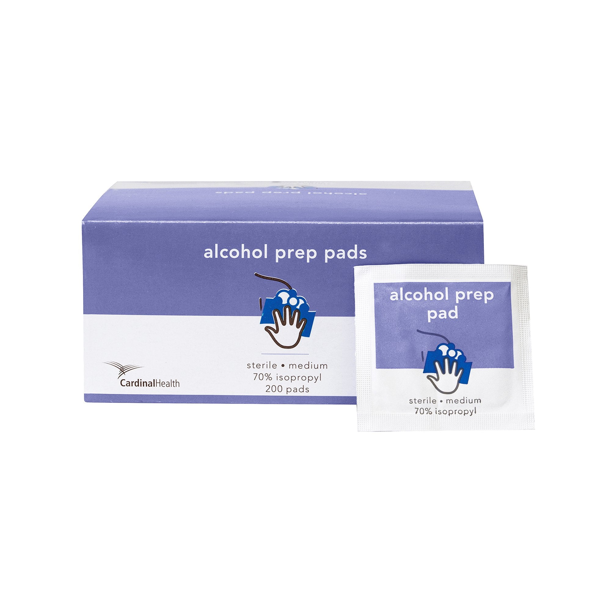 Alcohol Prep Pad- 70% Strength Isopropyl Alcohol Individual Packet