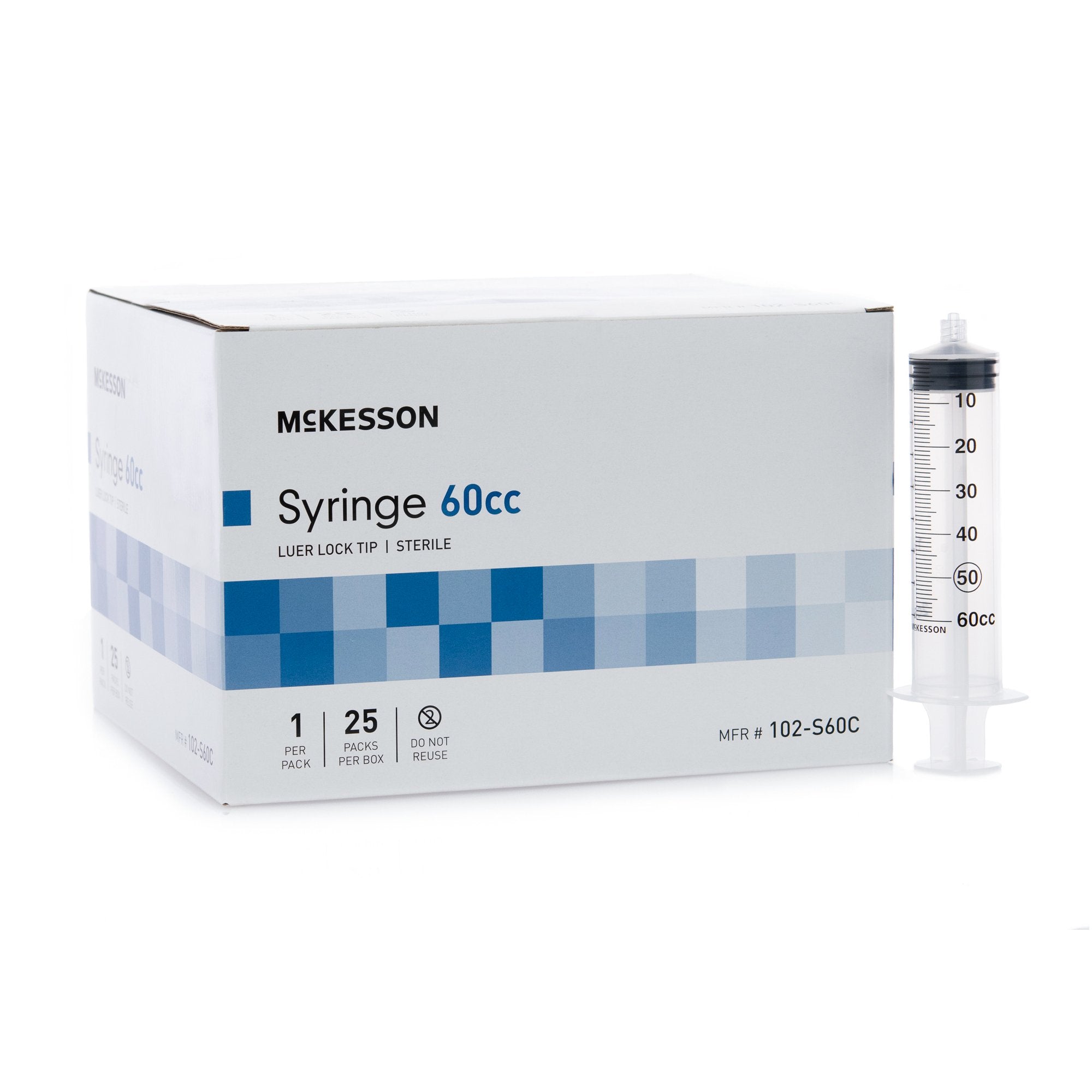 General Purpose Syringe McKesson Luer Lock Tip Without Safety