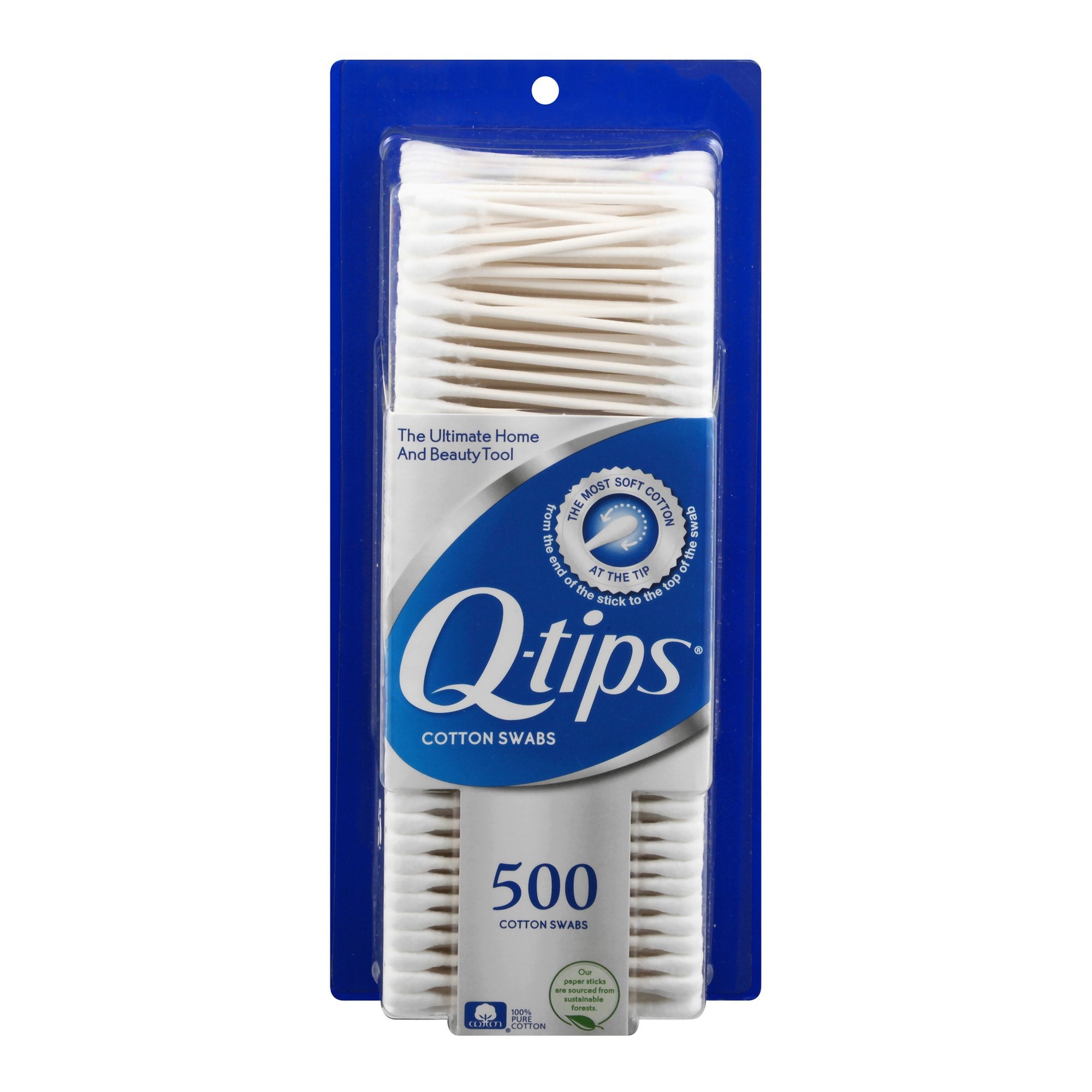 Swabstick Q-Tip® Cotton Tip Cotton Shaft 3 Inch